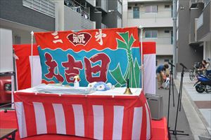 大阪の住宅展示場にて、マグロ解体ショー開催!!!
