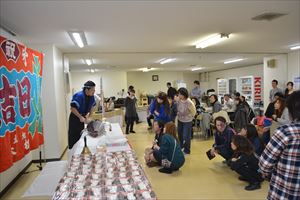 埼玉県の法人様の忘年会にて、マグロ解体ショー！！！